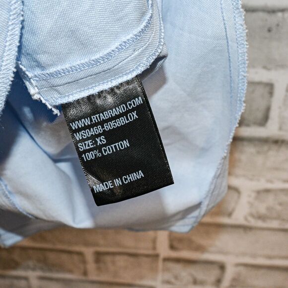 RtA Leigh Cotton Shirt Dress blue Japanese oxford size XS - Picture 8 of 12